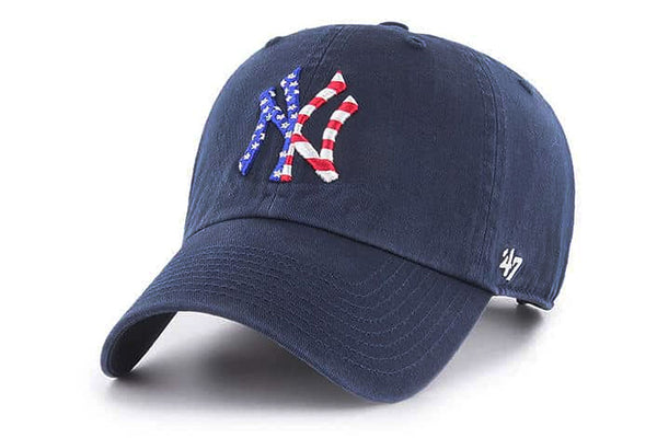 Clean Up New York Yankees Navy Spangled Banner Adjustable Cap