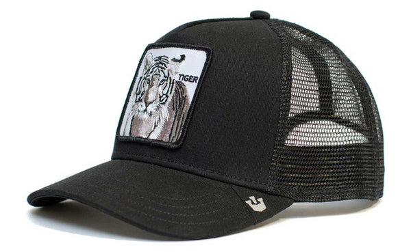 Goorin Bros The White Tiger Black Trucker Hat