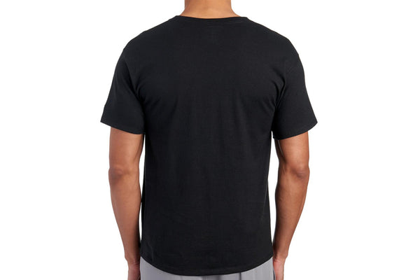 Men's Black Classic Athletic Fit Jersey Tee