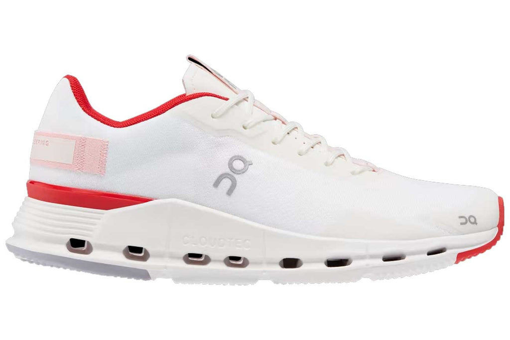 Cloudnova Form White/Red Women's Running Shoes