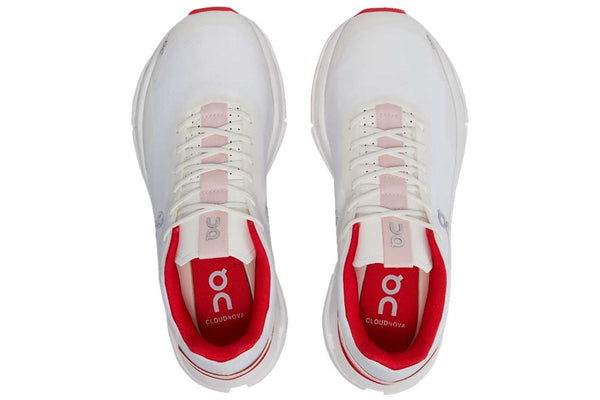 Cloudnova Form White/Red Women's Running Shoes
