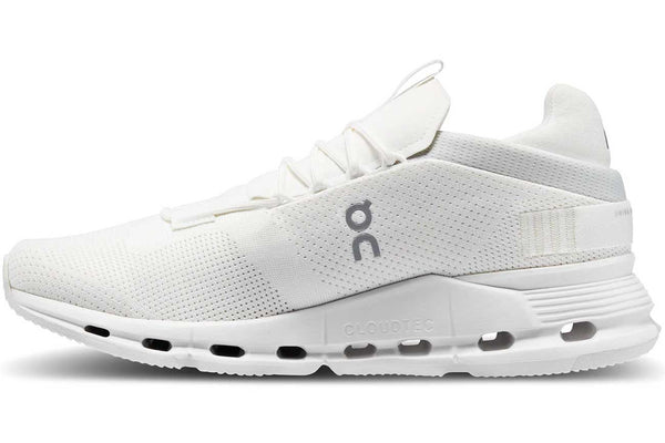 Cloudnova Undyed-White/White Men's Running Shoes