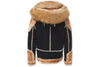 Jordan Craig 91625 Men's El Jefe Shearling Moto Jacket, Black Coffee