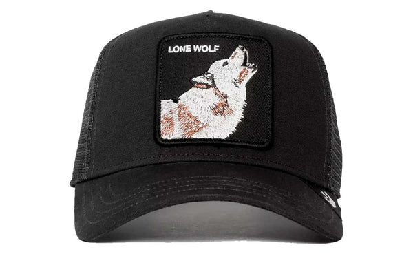 Goorin Bros The Lone Wolf Black Trucker Hat