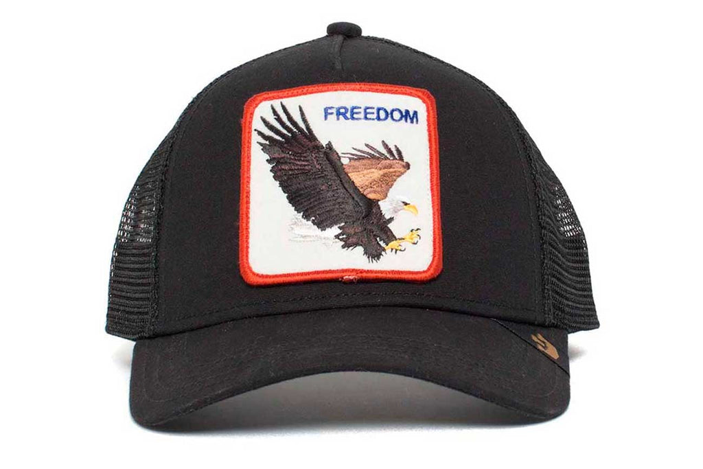Goorin Bros The Freedom Eagel Black Trucker Hat