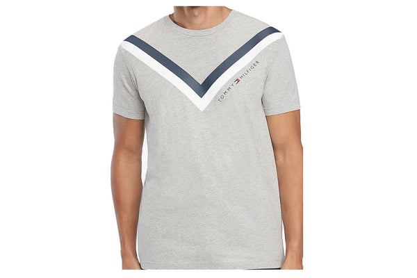 Men's Grey Chevron Stripe T-Shirt