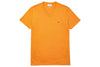 Men's V-neck Pima Cotton Jersey T-shirt, Orange