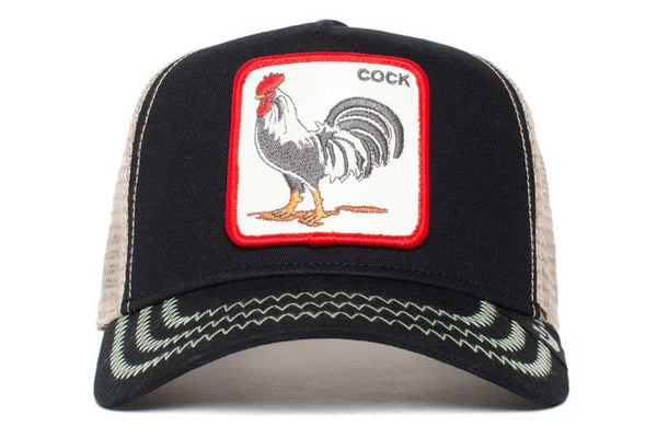 Goorin Bros The Cock Black Trucker Hat