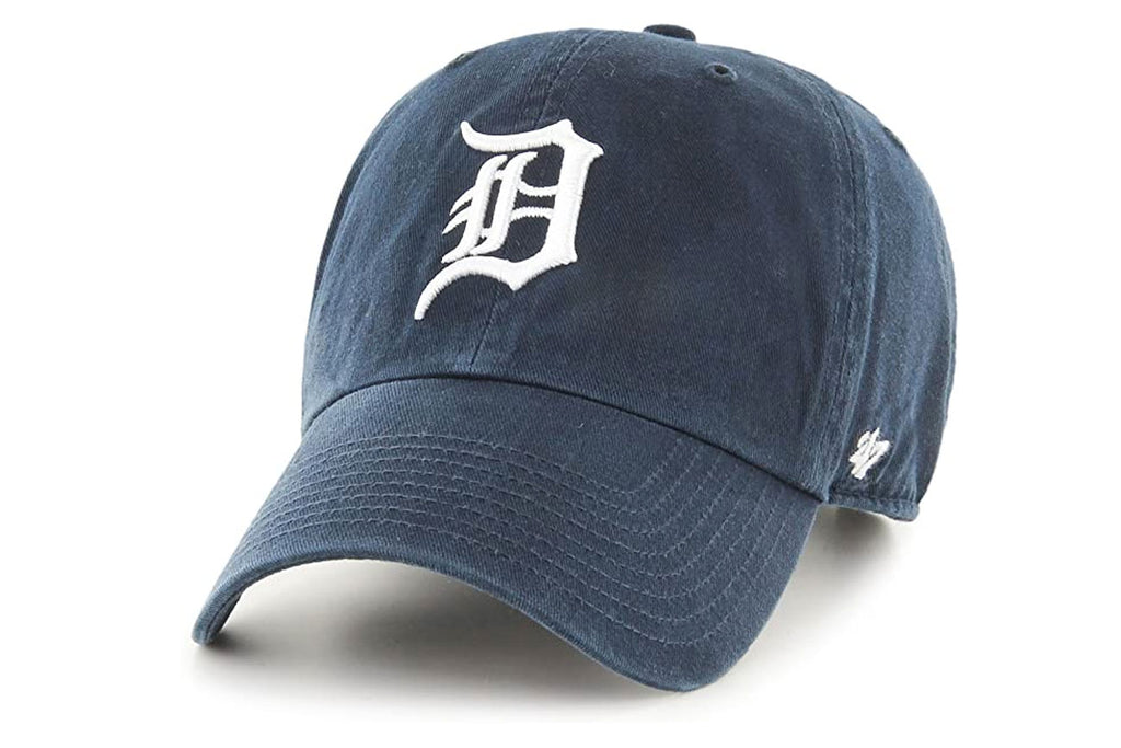 Clean Up MLB Detroit Tigers Navy Adjustable Cap