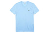 Men's V-neck Pima Cotton Jersey T-shirt, Sky Blue