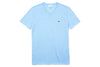 Men's V-neck Pima Cotton Jersey T-shirt, Sky Blue