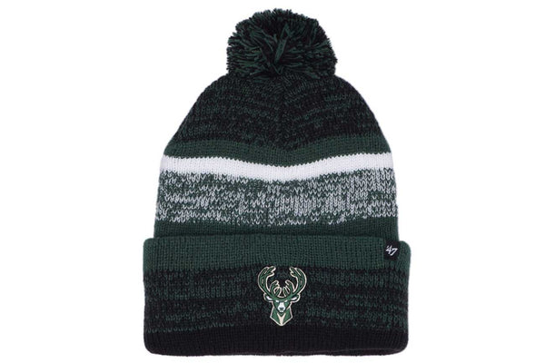 Milwaukee Bucks Dark Green Northward Cuff Knit with Pom