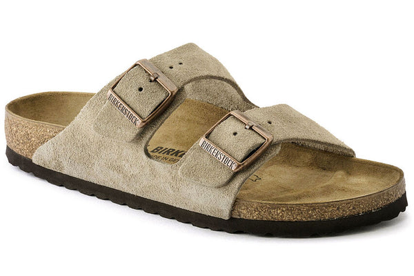 Arizona Taupe Suede Leather Womens 51461