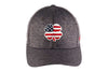 Black Clover USA Flag Heather Baseball Cap