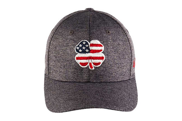 Black Clover USA Flag Heather Baseball Cap