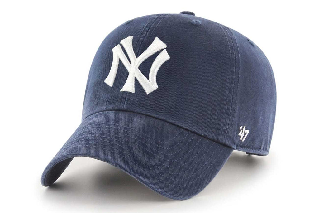 Clean Up New York Yankees Cooperstown Giant Logo Adjustable Cap