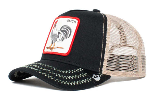 Goorin Bros The Cock Black Trucker Hat