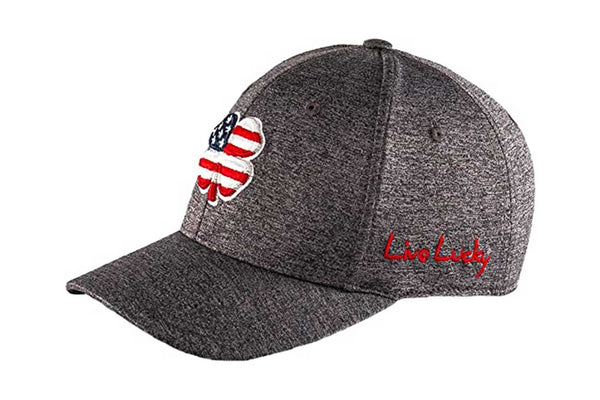 Black Clover USA Flag Heather Baseball Cap