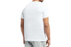 Men's White Print Short Sleeve Tee