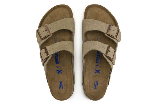 Arizona Soft Footbed Suede Taupe 951301