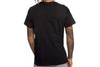 Men's Chest Flag Logo Solid T-shirt, Black