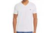 Men's V-neck Pima Cotton Jersey T-shirt, White
