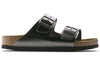 Arizona Metallic Anthracite Soft Footbed Womens 1000292