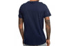 Men's Chest Flag Logo Solid T-shirt, Dark Navy