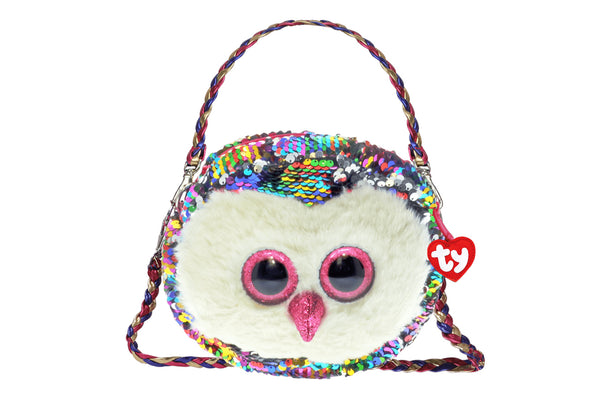 Owen Reversible Sequin Owl Purse