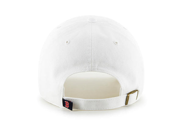 Clean Up MLB Boston Red Sox White Adjustable Cap