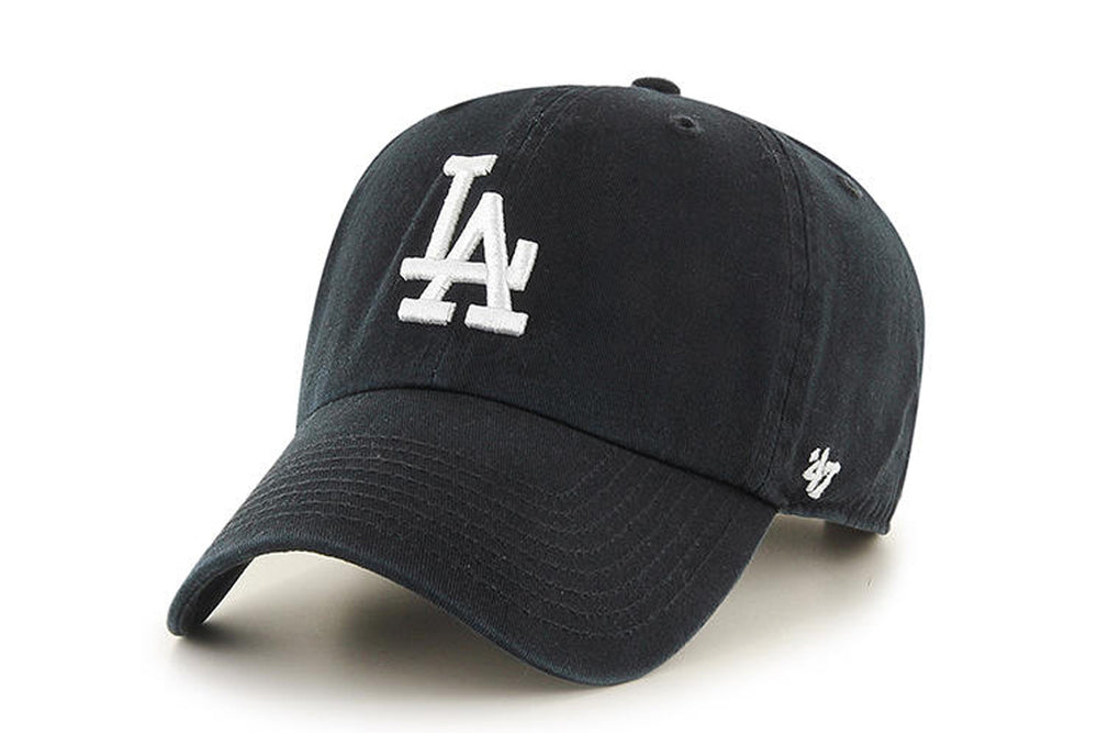 Clean Up MLB LA Dogers Black Adjustable Cap