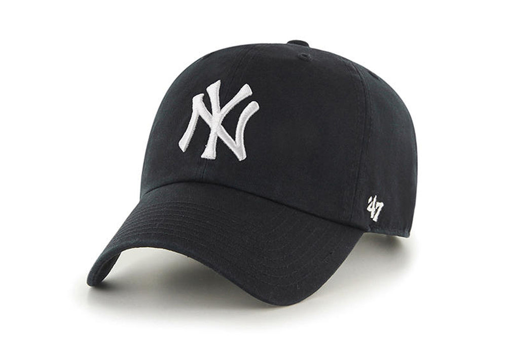 Clean Up MLB New York Yankees Black/White Adjustable Cap