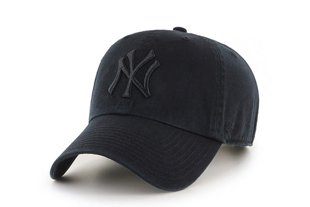 Clean Up MLB New York Yankees All Black Adjustable Cap