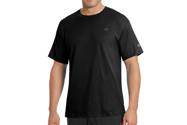 Men's Black Classic Athletic Fit Jersey Tee