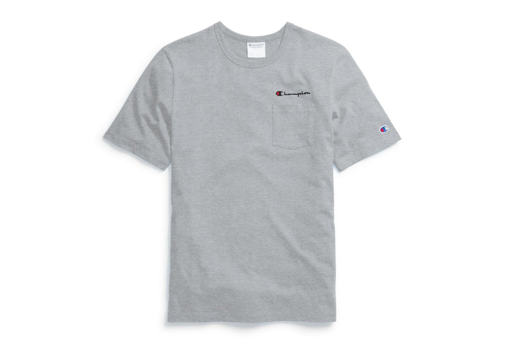 Life® Men's Oxford Gray Pocket T-Shirt