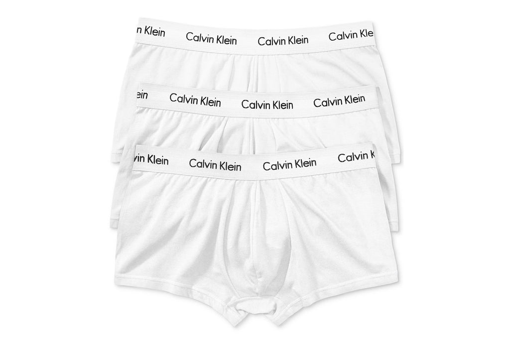 Men's 3PK Cotton Stretch Low Rise Trunks NU2665 100