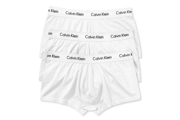 Men's 3PK Cotton Stretch Low Rise Trunks NU2665 100