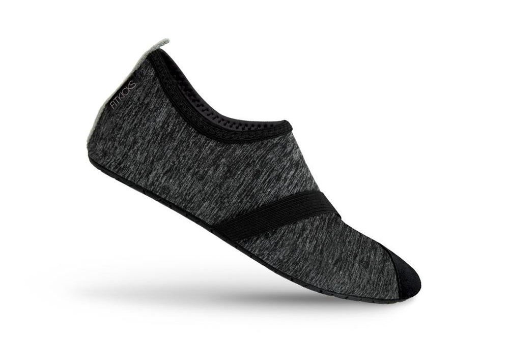 Women's Live Well Heathered Black