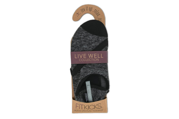 Women's Live Well Heathered Black